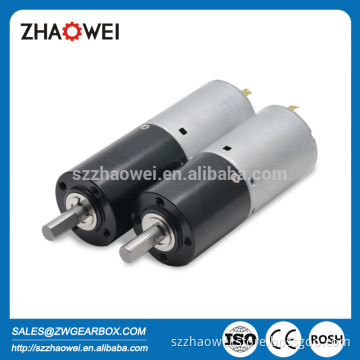 24V DC 22mm diameter planetary drive gear motor with gearbox